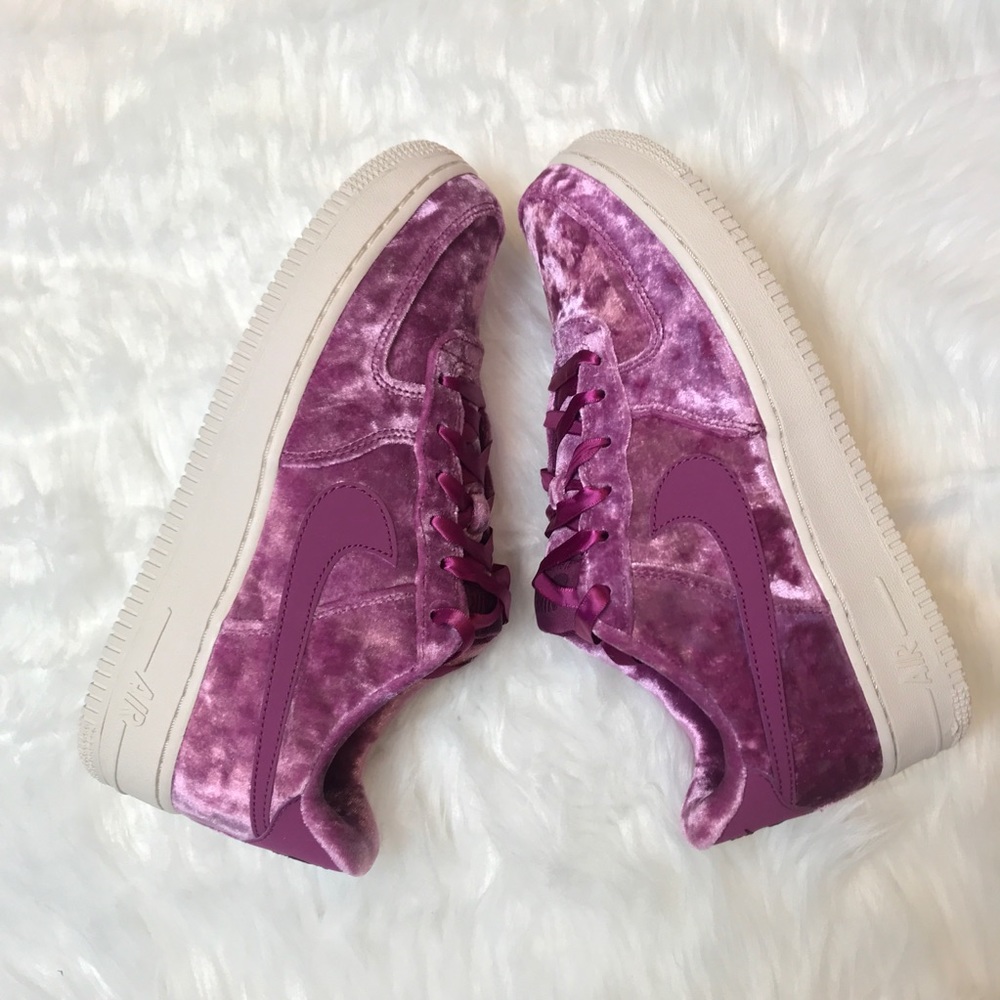 Nike Air Force 1 Purple Velvet NEW - Picture 2 of 7